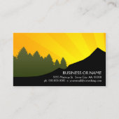 bergstralen visitekaartje (Voorkant)