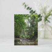 Bergstroom Blue Ridge Mountains NC Briefkaart (Staand voorkant)