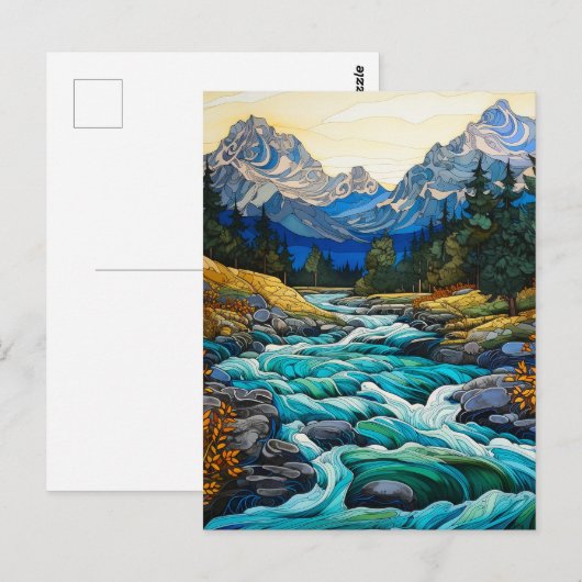 Bergstroom Briefkaart (Voorkant / Achterkant)