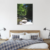 Bergstroom Canvas Afdruk (Insitu (Slaapkamer))