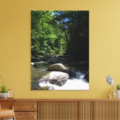 Bergstroom Canvas Afdruk (Insitu (Woonkamer))