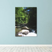 Bergstroom Canvas Afdruk (Insitu (Houten vloer))