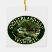 Bergstroom in Cumberland Gap, Tennessee Keramisch Ornament (Voorkant)
