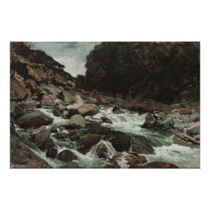Bergstroom, Otira Gorge (1893) Poster