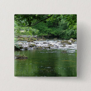 Bergstroom Vierkante Button 5,1 Cm