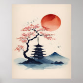 bergtempel poster (Voorkant)