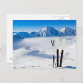 Bergtoestellen en skitoestellen briefkaart (Voorkant / Achterkant)