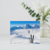 Bergtoestellen en skitoestellen briefkaart (Staand voorkant)