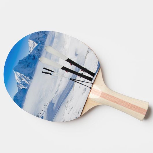 Bergtoestellen en skitoestellen tafeltennisbatje (Zijkant)