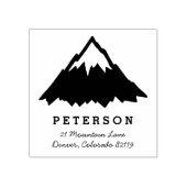 Bergtop Rubberstempel (Afrduk)