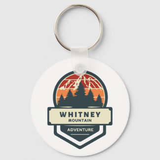 Bergtop Whitney beklimmen en wandelen Sleutelhanger