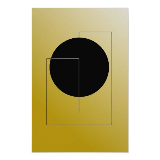 Bergtoppen bij schemering perfect poster (Voorkant)