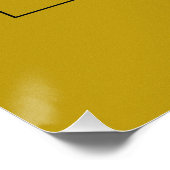 Bergtoppen bij schemering perfect poster (Hoek)