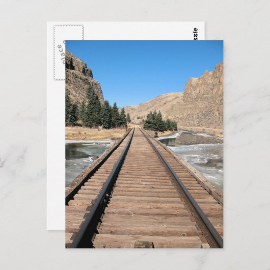 Bergtreinstel Briefkaart (Voorkant / Achterkant)