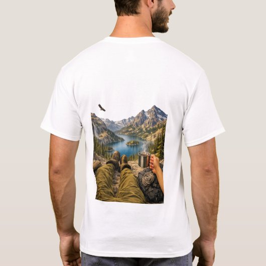 Bergtrillingen Alleen T-shirt (Achterkant)