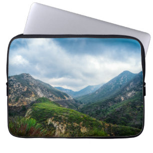 Bergvallei Storm Licht Laptop Sleeve