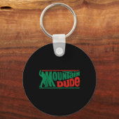 Bergvent Fun Bigfoot Sasquatch Rock On Wandel Sleutelhanger (Voorkant)