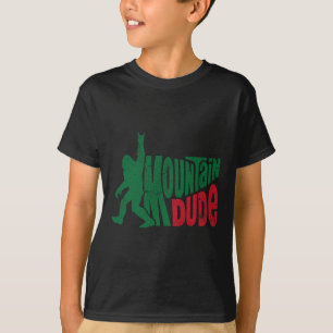 Bergvent Fun Bigfoot Sasquatch Rock On Wandelen T-shirt