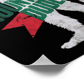 Bergvent Fun Bigfoot Sasquatch Wandelende Berg Poster (Hoek)