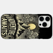 Bergverkenning wacht in dit Schilderachtig ontwerp Case-Mate iPhone Case (Achterkant (horizontaal))