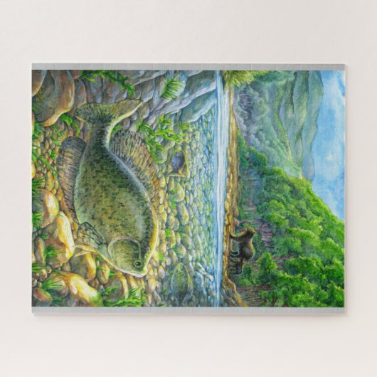 Bergvis Legpuzzel (Horizontaal)