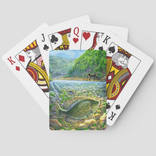 Bergvis Pokerkaarten (Achterkant)