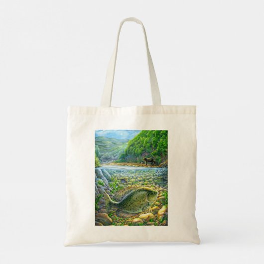 Bergvis Tote Bag (Achterkant)