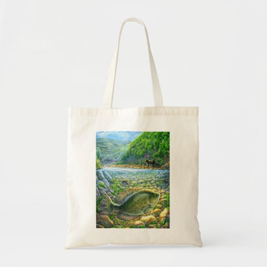 Bergvis Tote Bag (Voorkant)