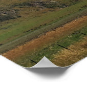 Bergvlakte van de montagekrankel poster (Hoek)