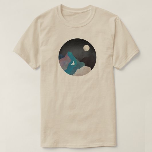Bergvogellandschap T-shirt (Design voorkant)