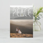 bergvrede | Vakantie foto Feestdagenkaart (Staand voorkant)