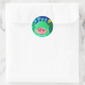 Bergwalvissen Ronde Sticker (Tas)