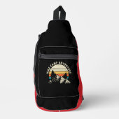 Bergwandel- en kampeeravontuur sling bag (Voorkant)