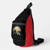 Bergwandel- en kampeeravontuur sling bag (Rechterhoek)