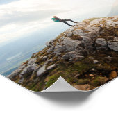 Bergwandelaar Poster (Hoek)