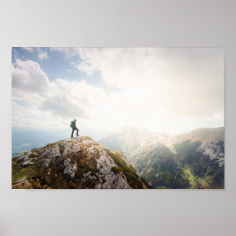 Bergwandelaar Poster