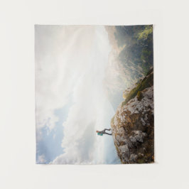 Bergwandelaar Wandkleed