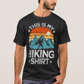 Bergwandelavontuur vintage Dit is mijn wandeling T-shirt