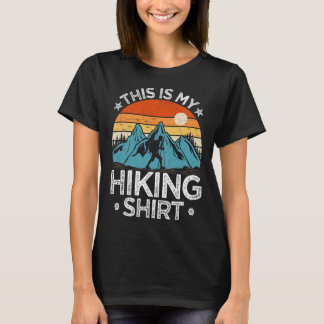 Bergwandelavontuur vintage Dit is mijn wandeling T-shirt