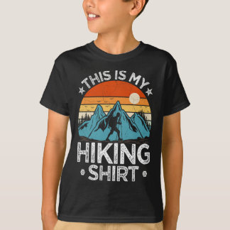 Bergwandelavontuur Vintage Dit Is Mijn Wandeltocht T-shirt
