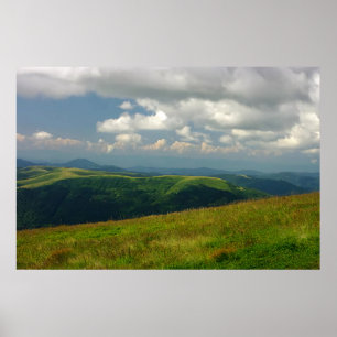 Bergwandelen/berglandschap Poster