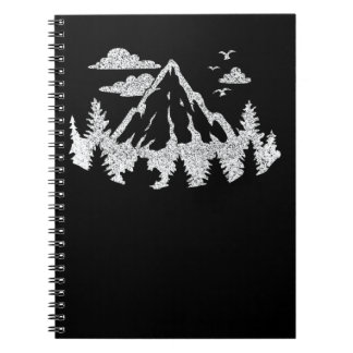 Bergwandelen natuur bergbeklimmen notitieboek