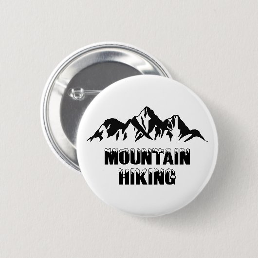 Bergwandelen Ronde Button 5,7 Cm (Voorkant /achterkant)