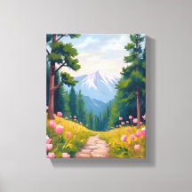 Bergwandeling | Bloemrijke natuur landschap waterv