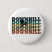 bergwandeling in bergafwaarts ronde button 5,7 cm (Voorkant)