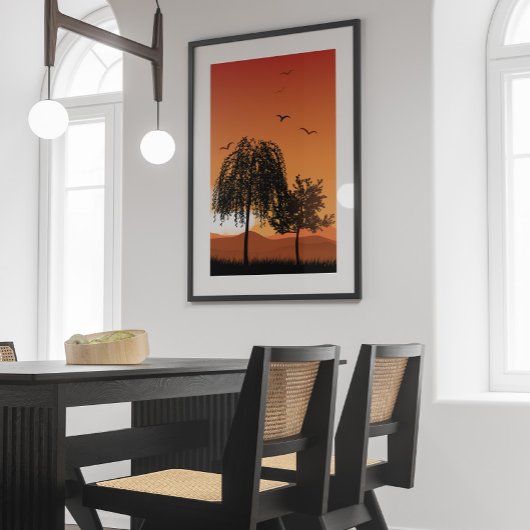 Bergwandkunst, Bergschilderijen Canvas Afdruk