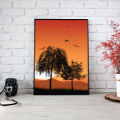 Bergwandkunst, Bergschilderijen Canvas Afdruk