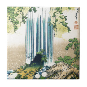 Bergwaterval boven de schuur tegeltje