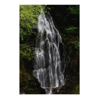 Bergwaterval Foto Afdruk