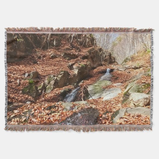 Bergwaterval - Wilde Natuur Roemenië Deken (Voorkant)